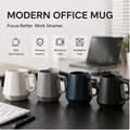 Modern Office Ceramic Coffee Mug – Minimalist 14oz Cup for Work & Home | Matte Finish Desk Coffee Mug